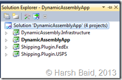 Sample Architecture Overview from Visual Studio